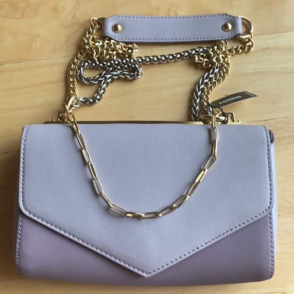 Express Purple Handbag Purse